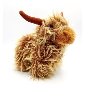 Lang's Highland Cow Plush Stuffed Animal Soft Scottish Cow 8"